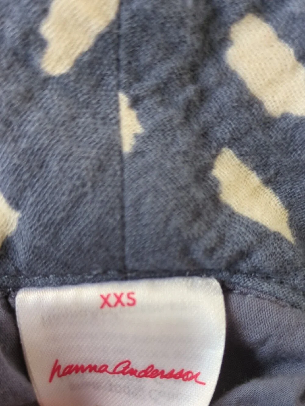 Hanna Andersson Navy Sun Hat with Cream Dot Print